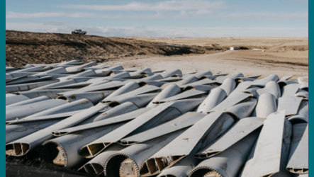 Стеклопластиковые отходы «зеленой» энергетики